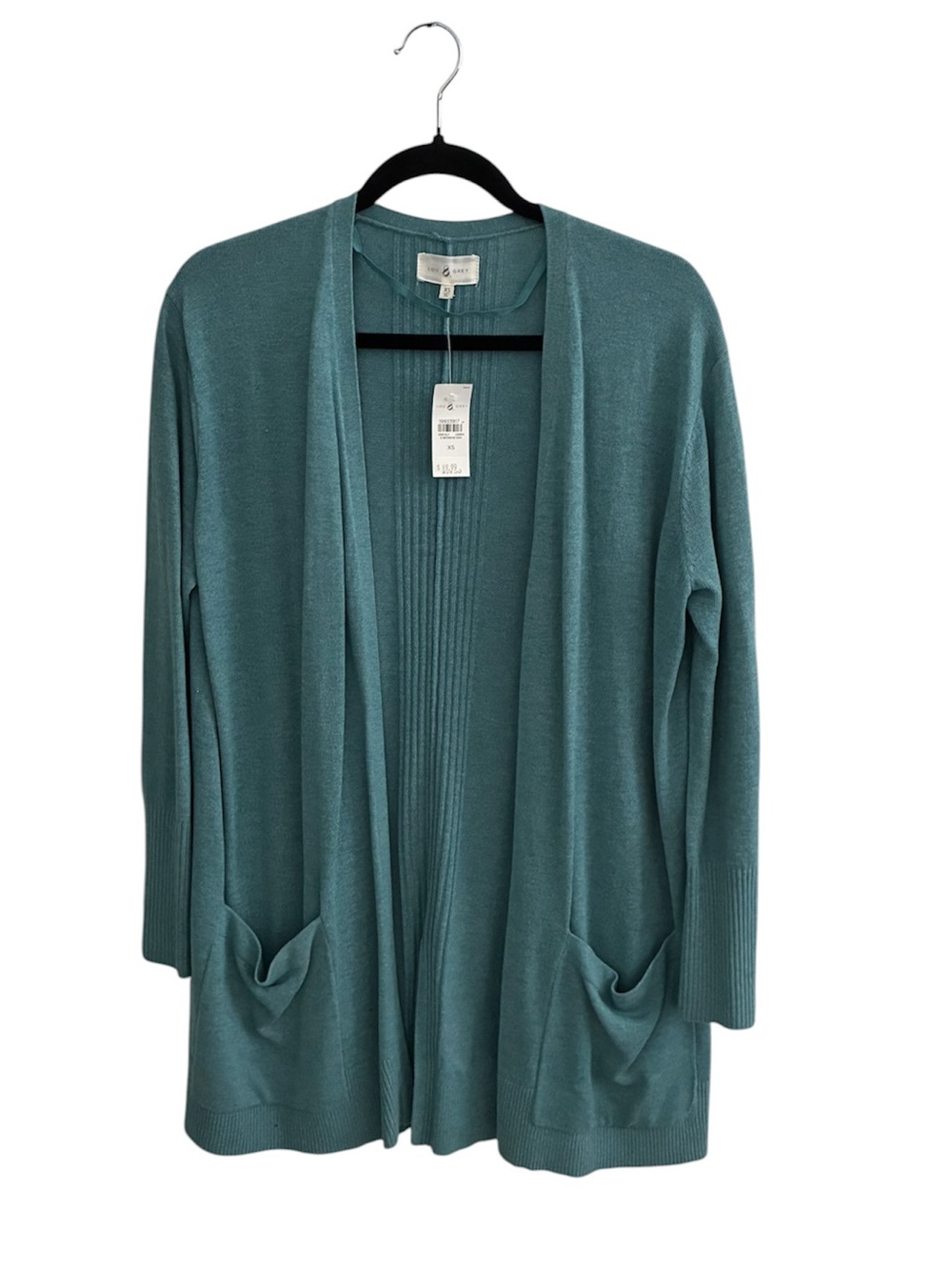 New Lou & Grey Signaturesoft Open-Front Cardigan Sweater